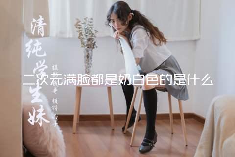 二次元满脸都是奶白色的是什么